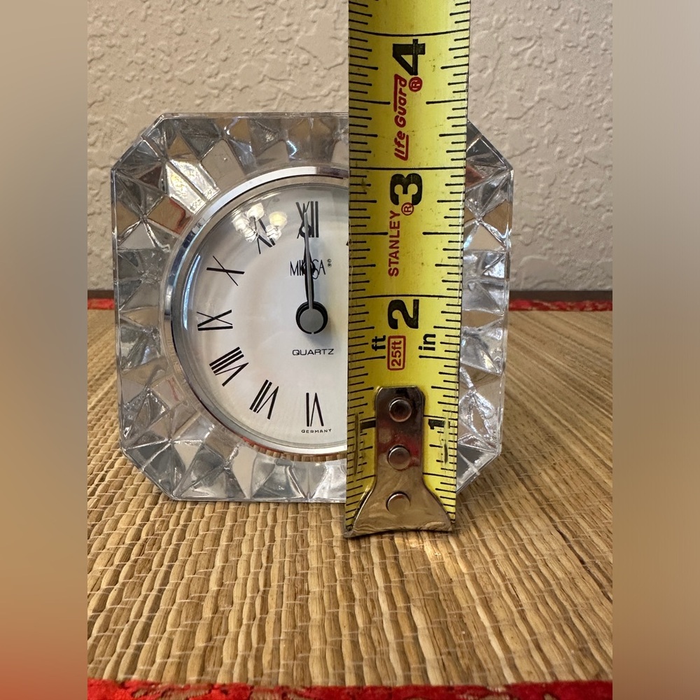 Mikasa West Germany Quartz Desk Clock Diamond Shaped - Picture 5 of 7